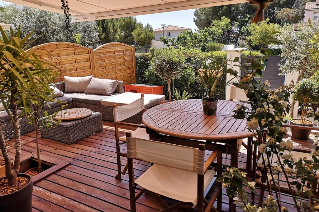 Apartamento La Terrasse Ensoleillée de Sausset - Côte Bleue Exterior foto