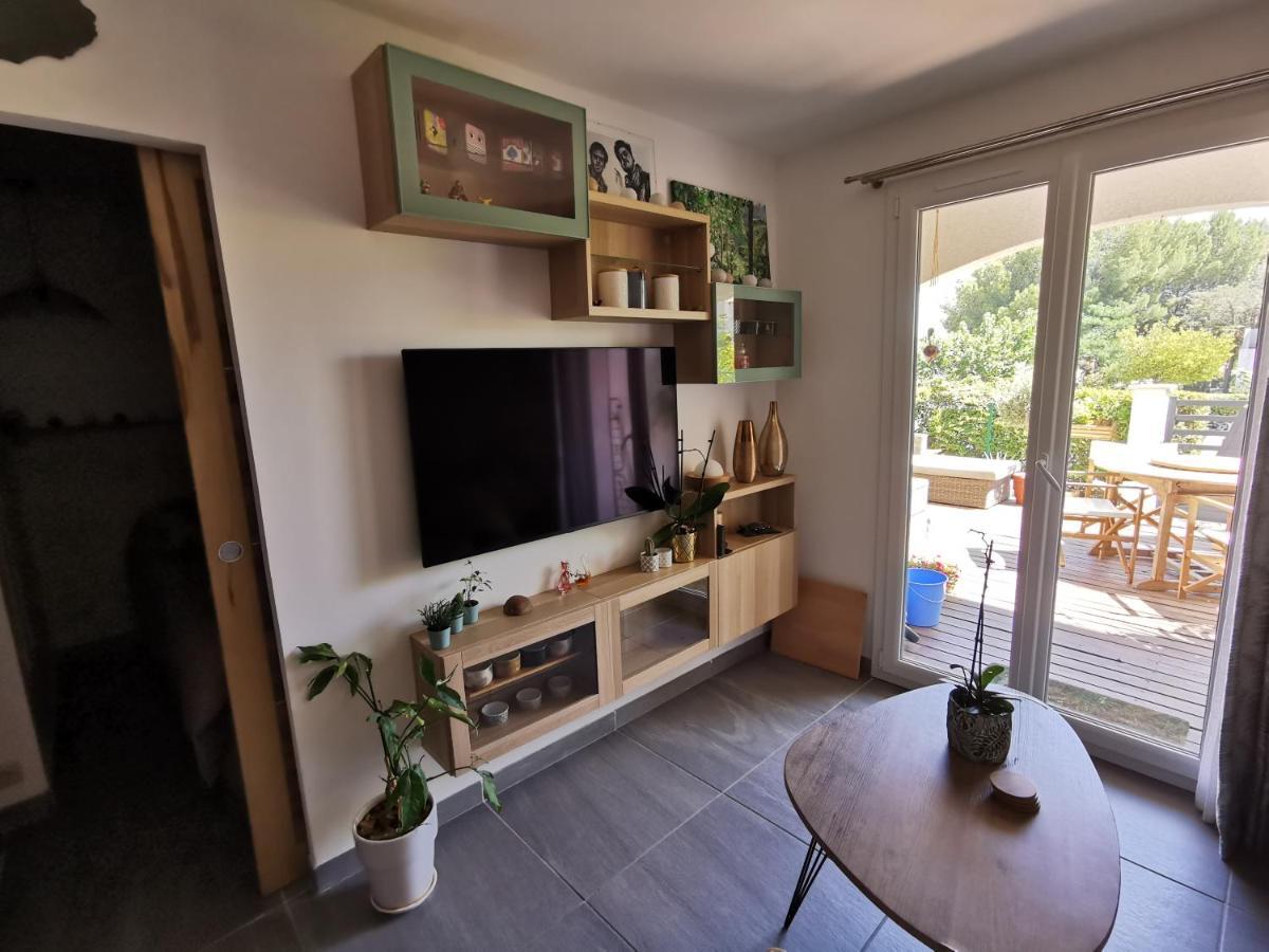 Apartamento La Terrasse Ensoleillée de Sausset - Côte Bleue Exterior foto